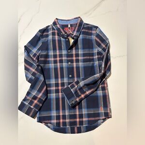 Joules Lachlan 
Lachlan Flannel, Navy, Kids Shirt